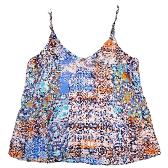 EC EIGHT SIXTY BOHO TANK TOP WITH ADJUSTABLE STRAPS SZ. M - Picture 5 of 5